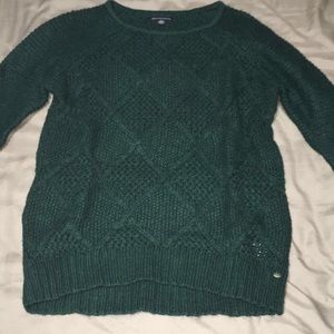 American Eagle Cozy Green Sweater